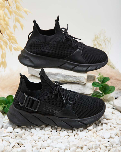 Esmeralda Черни Маратонки на Платформа