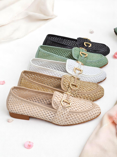 Royalfashion ажурни дамски лофери Sallim