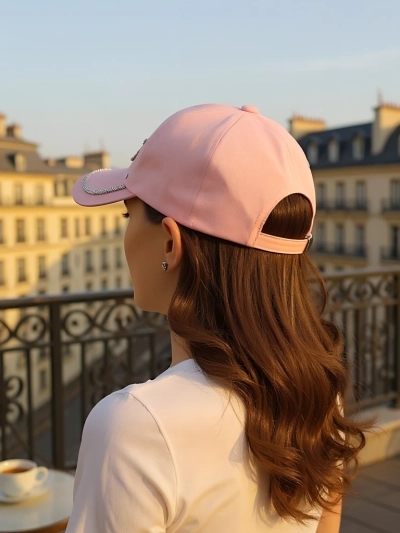 Royalfashion Шапка с камъни Heart Spark