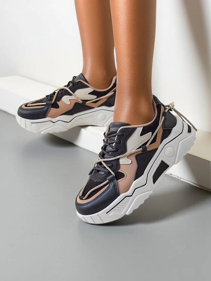 Royalfashion Дамски платформени спортни маратонки Viela