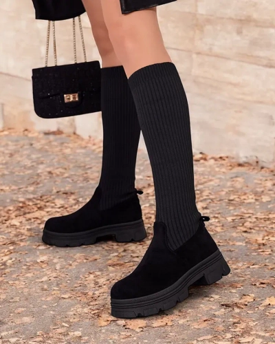 Royalfashion Дамски ботуши Anobbi с приплъзване