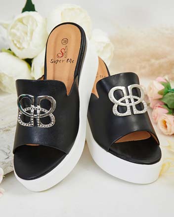 Royalfashion Women's Sailme Джапанки от котешка кожа