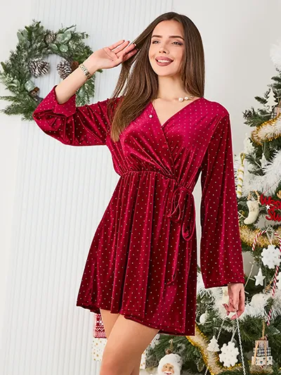 Рокля за жени с цирконии от Royalfashion