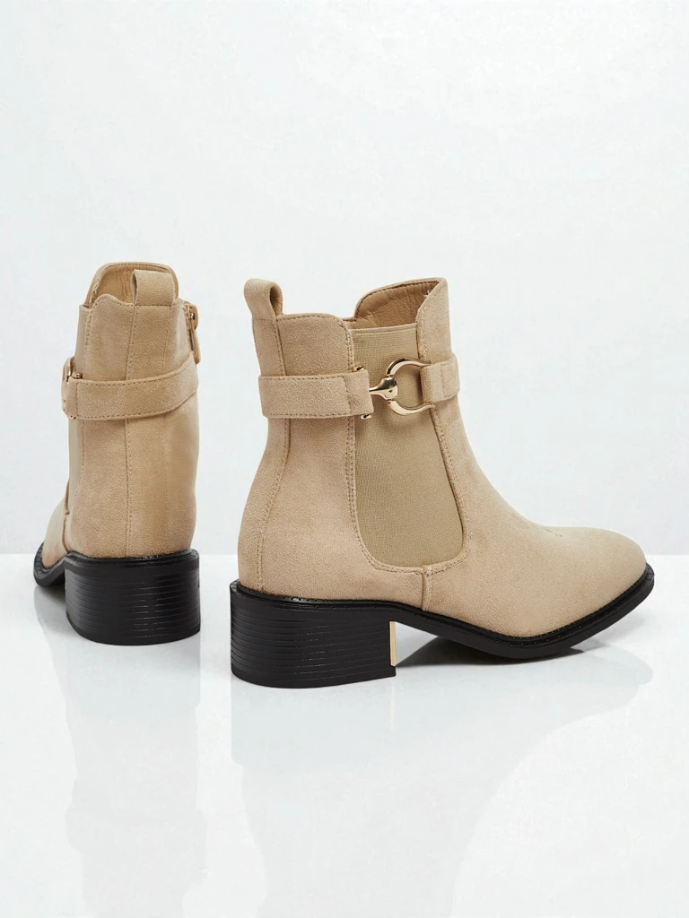 Дамски еко велурени боти Calivra