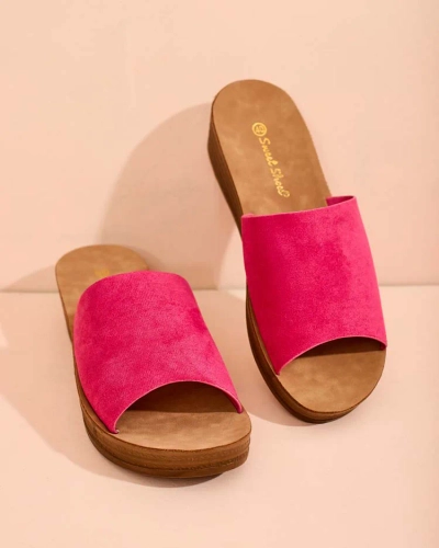 Royalfashion Дамски джапанки Saffil на нисък ток