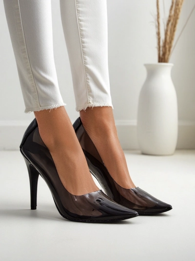 Роялфешън Прозрачни дамски токчета Selqoa