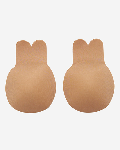 Beżowe damskie nakładki samonośne - Bielizna