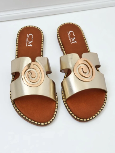 Royalfashion Дамски чехли с равна подметка Glam Bliss