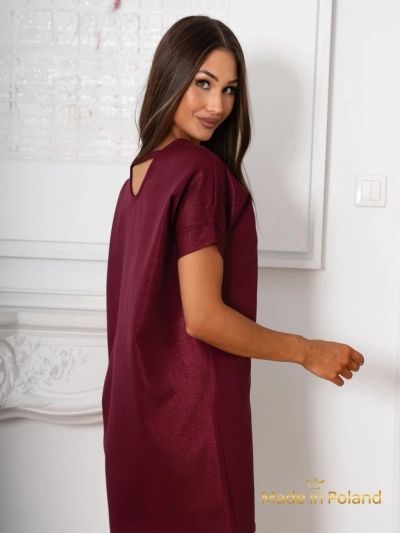 Проста дамска къса рокля Lady Time