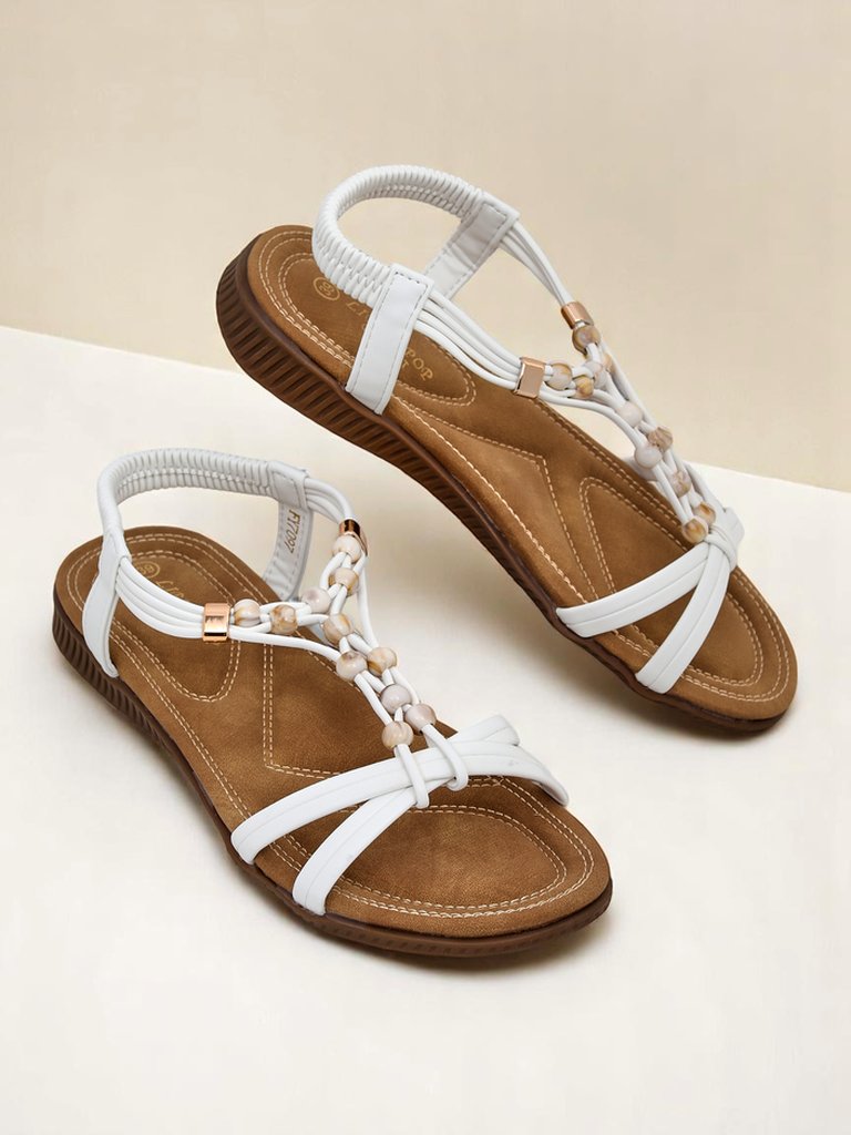 Royalfashion Imen Дамски сандали с декоративни елементи