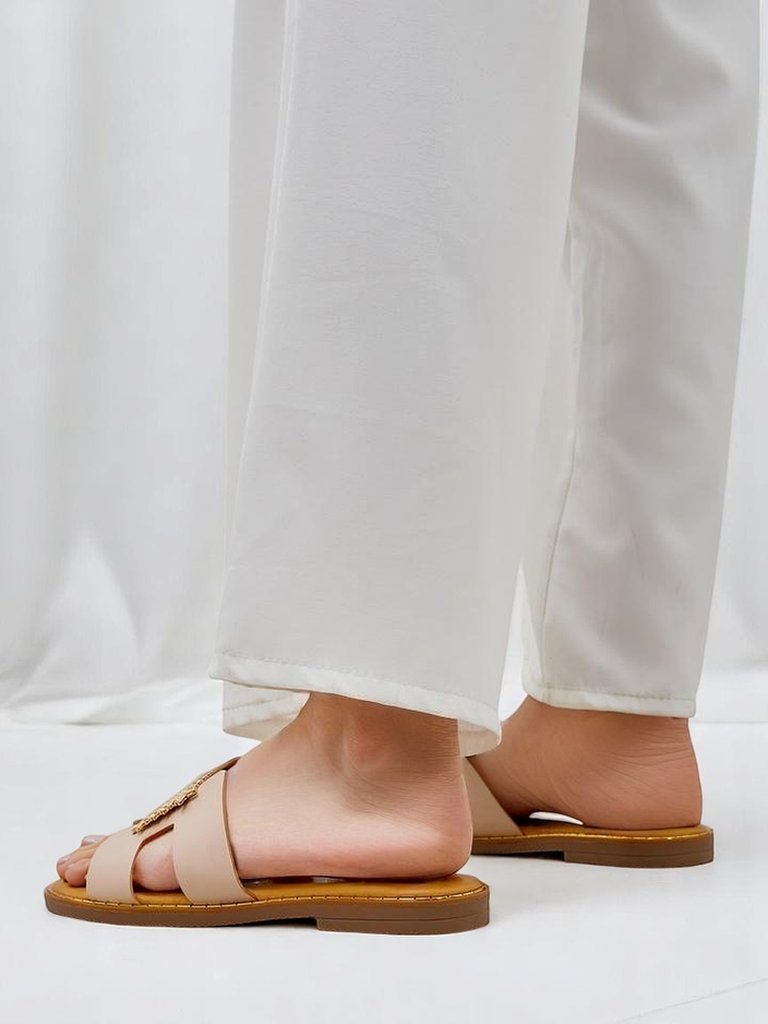 Royalfashion Декоративни дамски слайдове с орнамент Crattes