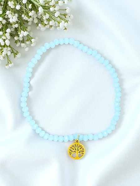 Royalfashion Дамска гривна с висулка дърво