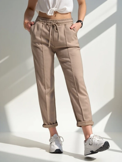 Royalfashion Прави дамски панталони с вискоза