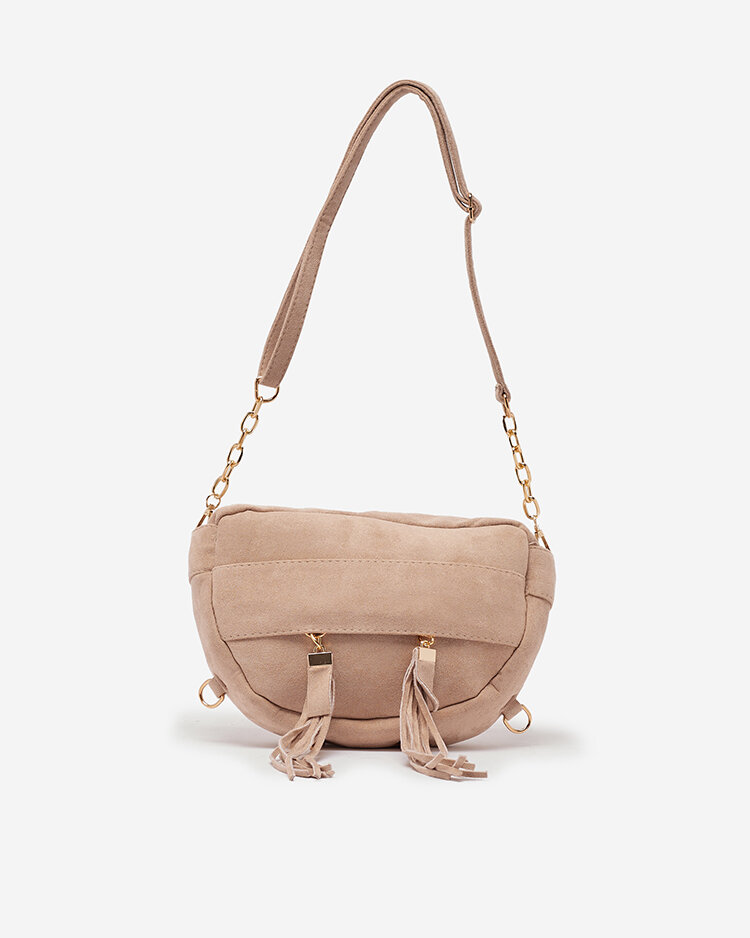 Royalfashion Дамска полукръгла малка чанта