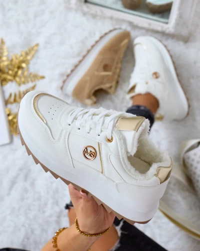 Royalfashion Затоплени дамски маратонки с кожа Boris