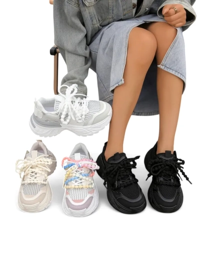 Спортни маратонки Royalfashion за жени на по-дебела подметка Loness