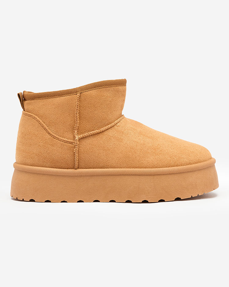 Royalfashion Кафяви дамски ботуши за сняг на платформа Ersinella