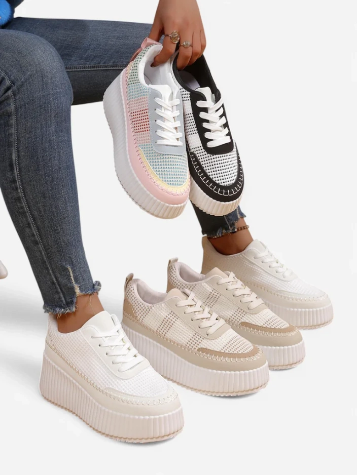 Royalfashion дамски платформа кецове Siserra