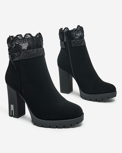 Royalfashion Дамски ботуши Leroleda с декорация Stiletto