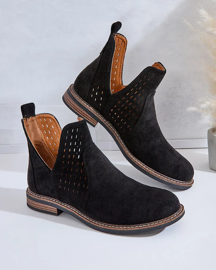 Royalfashion Дамски ботуши Ovilla от велур eko