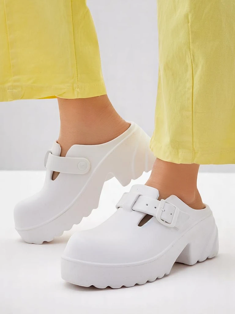 Royalfashion Женски гумени сандали на ток Voxones