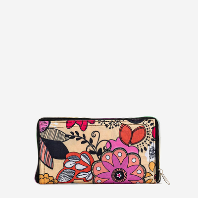 Kolorowa torba na zakupy w kwiatki - Akcesoria