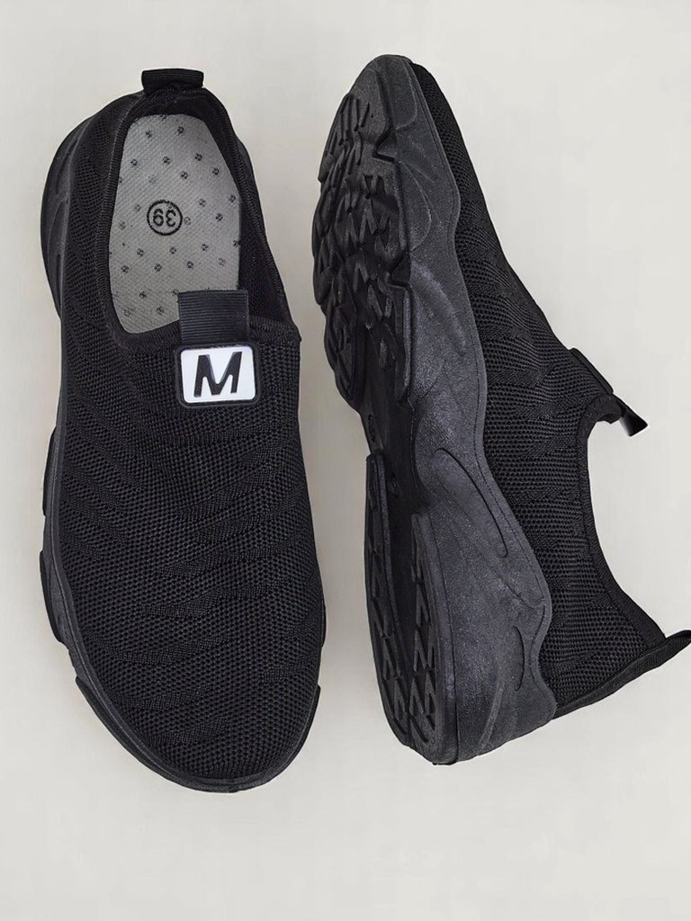 Royalfashion Дамски спортни обувки Flex Move от плат, които се обуват лесно