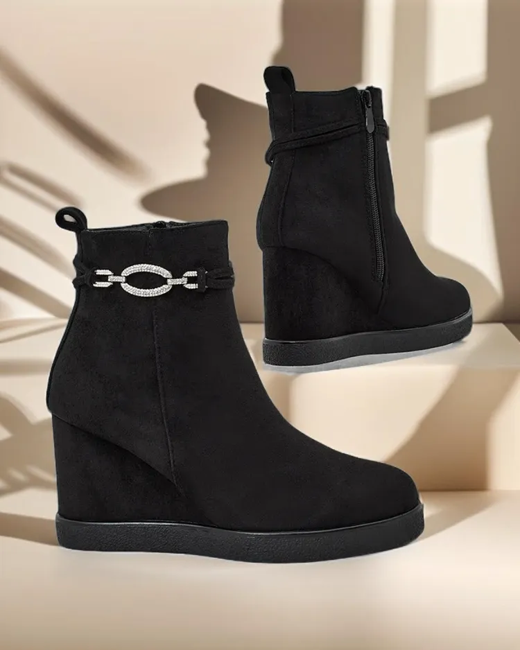 Royalfashion Дамски ботуши Nerri на токчета