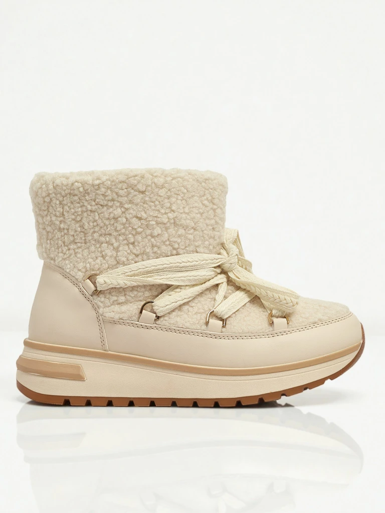 Дамски боти тип снегоходки с пух Verruna