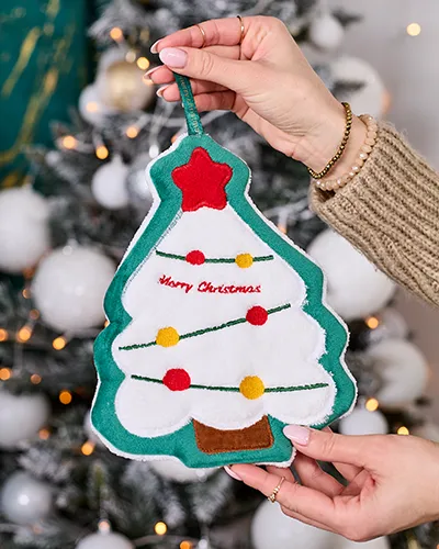 Royalfashion Коледна мини кърпа