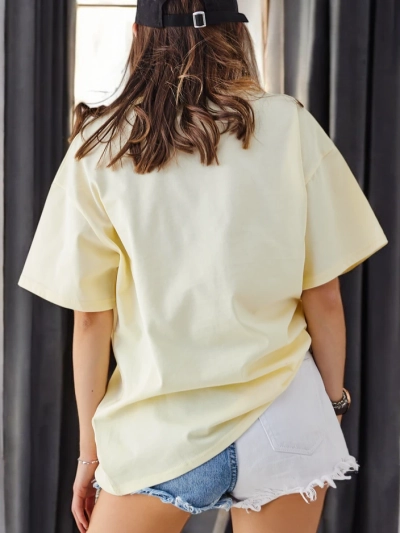 Royalfashion Дамска памучна тениска Роза Цвете