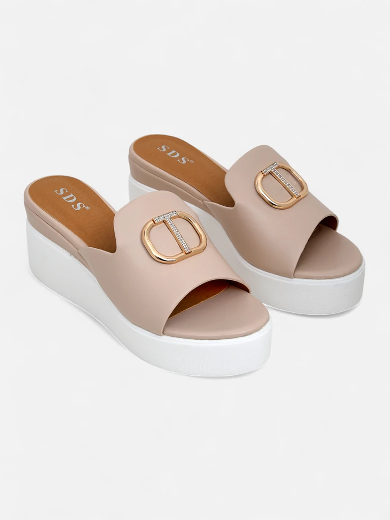 Royalfashion дамски сандали на клин Daffin