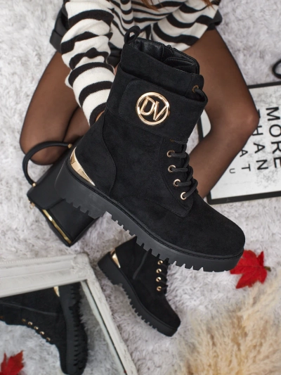 Дамски боти workery с декорации Lorice