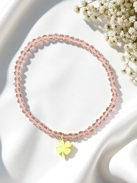 Royalfashion Дамска гривна с висулка детелина