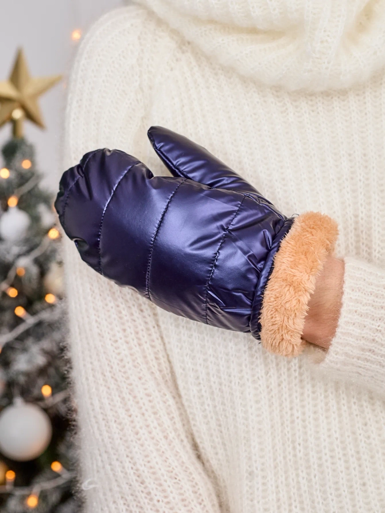 Royalfashion Дамски ръкавици в тъмносиньо