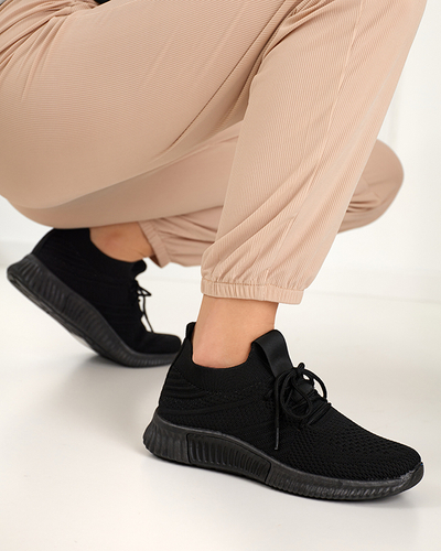 Czarne damskie buty sportowe Merisal - Obuwie