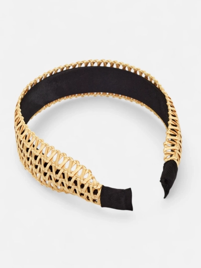 Royalfashion Дамска ажурна плетена лента за глава