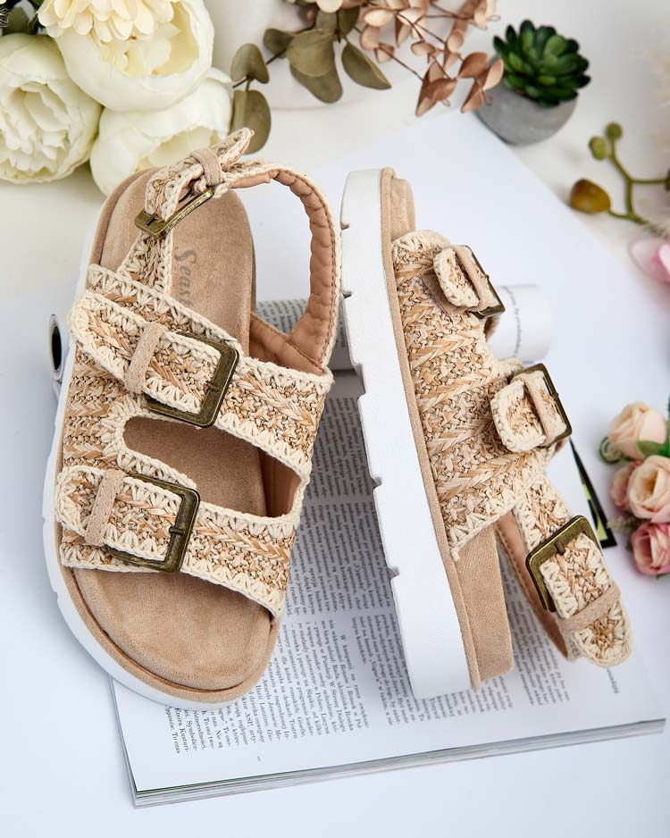 Royalfashion Дамски сандали Lunnay eko от велур