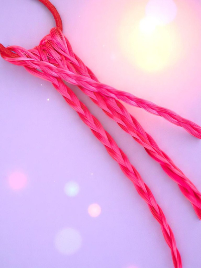 Royalfashion Прикрепящи се плитки на ластик