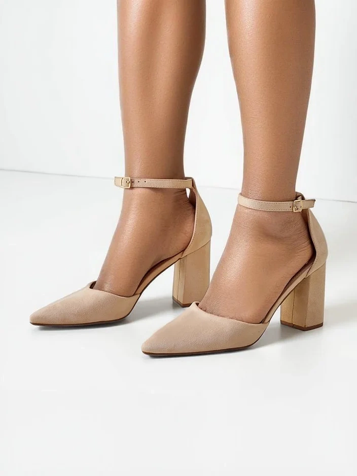 Royalfashion дамски помпи от еко велур Caldeno