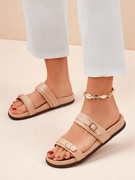 Royalfashion Дамски чехли от еко кожа EcoTwins Slides