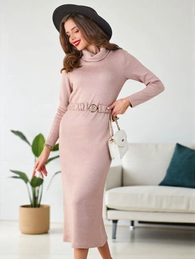 Royalfashion Женска плетена рокля