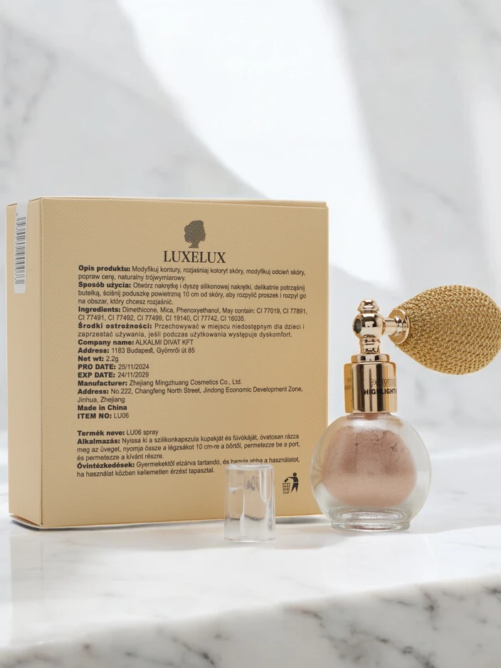 Luxelux хайлайтър в помпена бутилка 01 2г