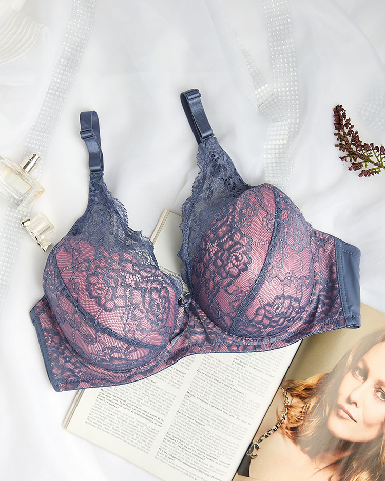 Royalfashion Дамски сутиен с дантела