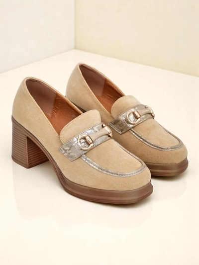 Royalfashion дамски лофери с масивен ток Apareus