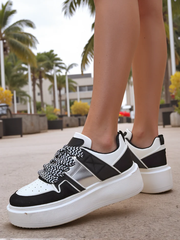 Royalfashion дамски платформи спортни маратонки Gevigos