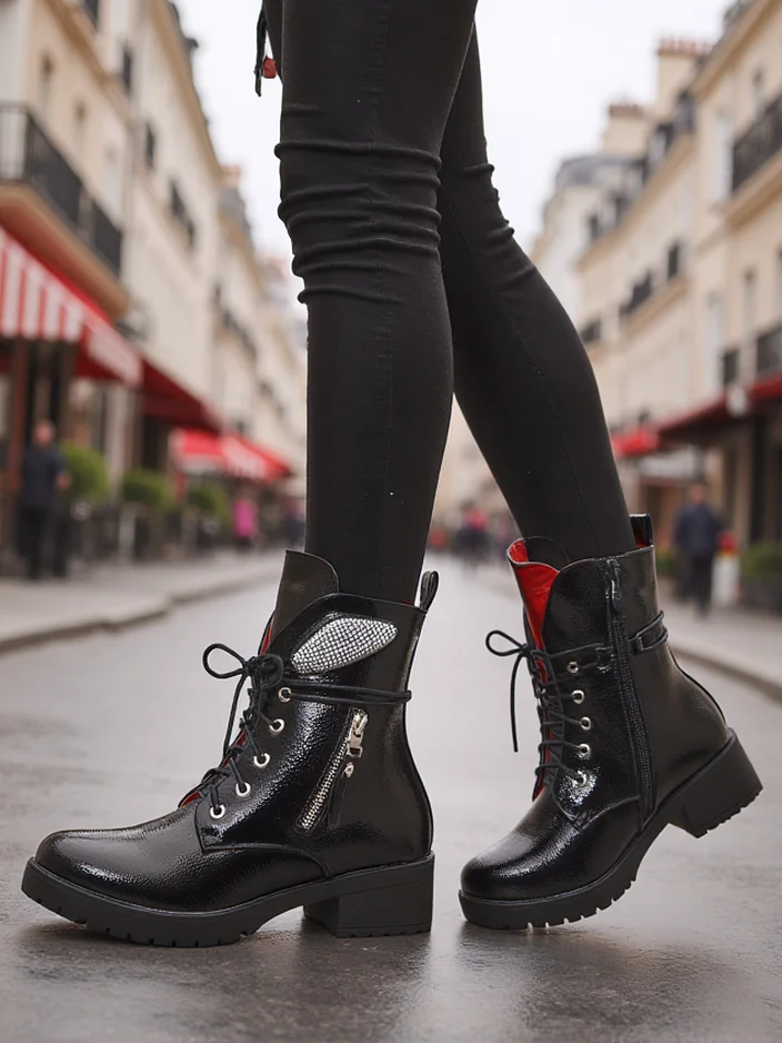 Royalfashion Женски ботуши до глезена работни обувки Volio