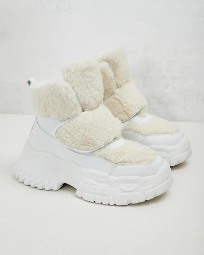 Royalfashion Дамски ботуши за сняг с овча кожа Segulla