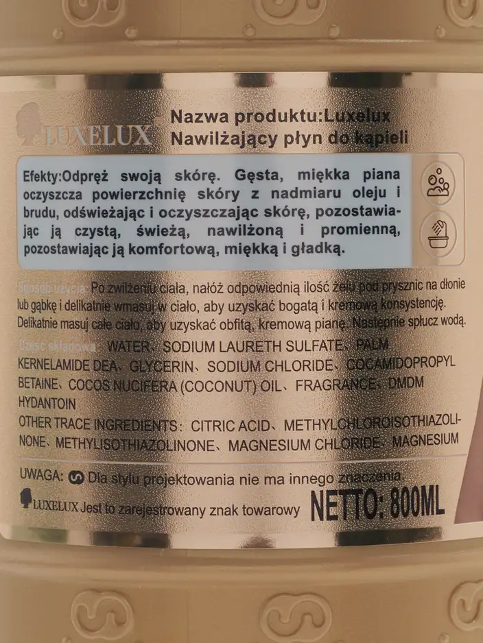 Luxelux Гел за душ Ярко Украсен 800 мл