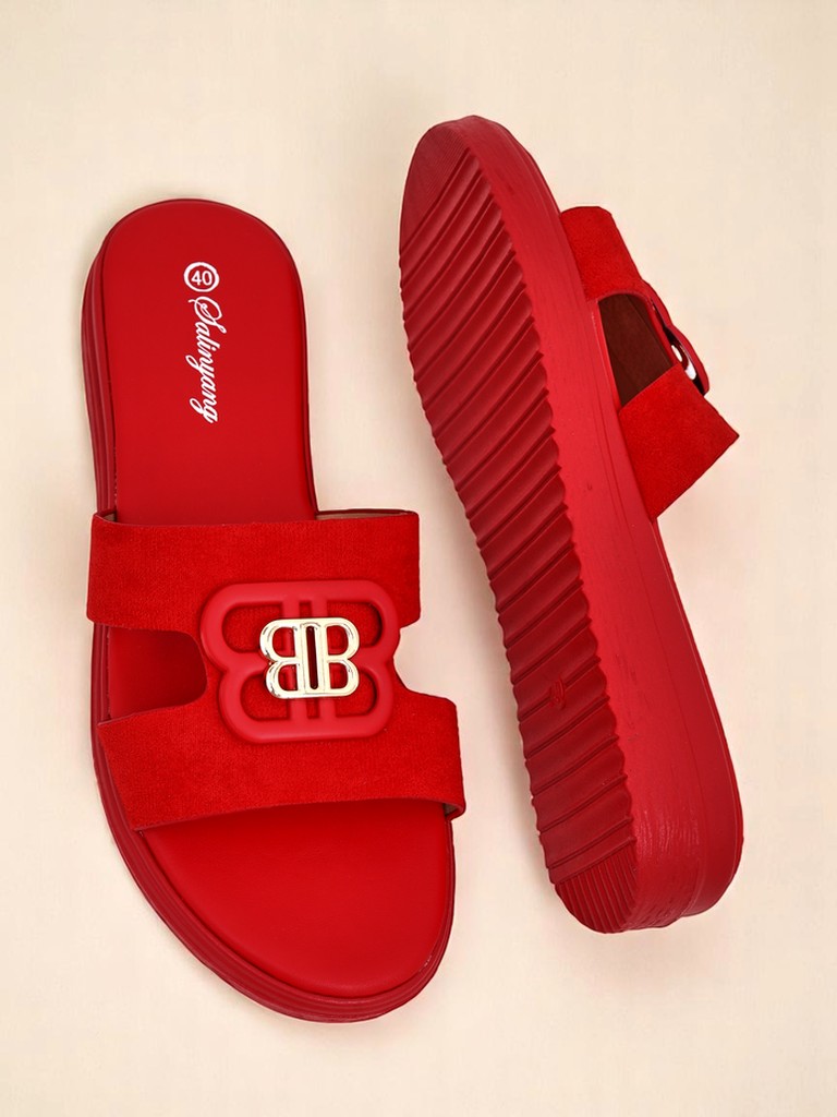 Royalfashion Дамски чехли на плоска подметка ChicStep